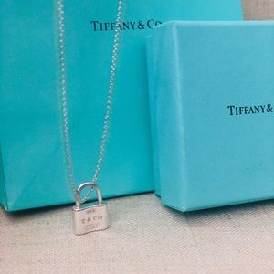Tiffany & Co. 1837 Lock Pendant Necklace